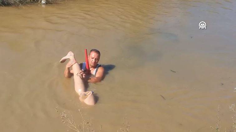 Sulama kanalında bir battı bir çıktı. Boğulma ihbarına giden ekipler şaşkına döndü - Resim: 14